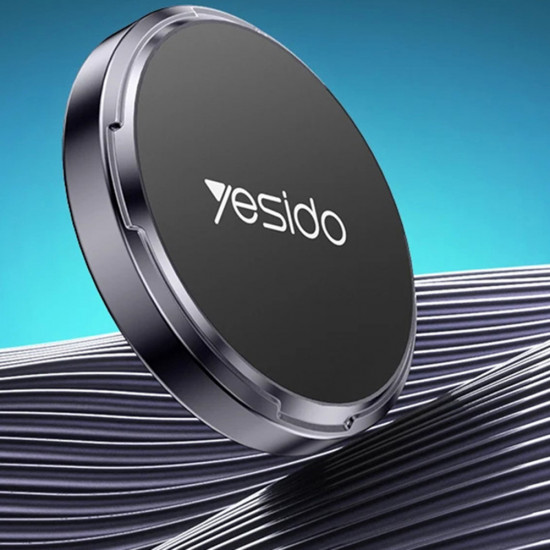 Yesido Mini Car Holder (C211) Magnetic, for Dashboard/Display, with Strong Adhesive, Universal Black