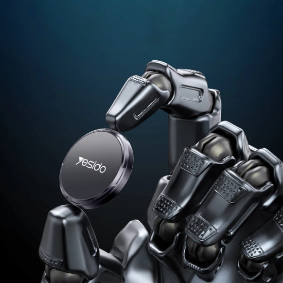 Yesido Mini Car Holder (C211) Magnetic, for Dashboard/Display, with Strong Adhesive, Universal Black