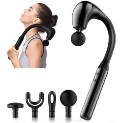 Yesido Handheld Back Massager (MG07) USB, 15W, 1500mAh, 5 Levels of Intensity Adjustable Black