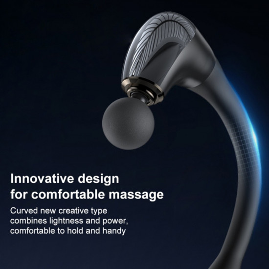 Yesido Handheld Back Massager (MG07) USB, 15W, 1500mAh, 5 Levels of Intensity Adjustable Black
