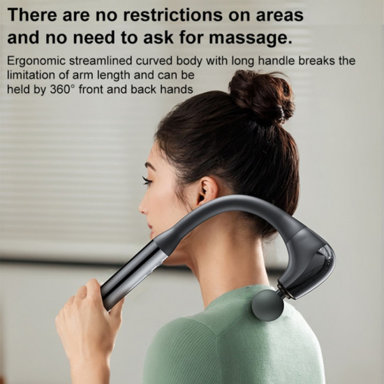 Yesido Handheld Back Massager (MG07) USB, 15W, 1500mAh, 5 Levels of Intensity Adjustable Black