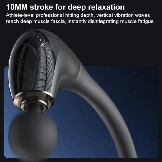 Yesido Handheld Back Massager (MG07) USB, 15W, 1500mAh, 5 Levels of Intensity Adjustable Black