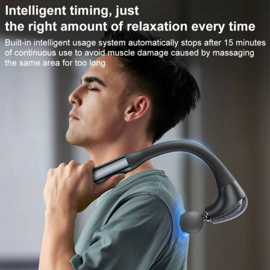 Yesido Handheld Back Massager (MG07) USB, 15W, 1500mAh, 5 Levels of Intensity Adjustable Black