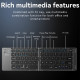 Yesido Foldable Keyboard (KB27) Type C, 150mAh, Bluetooth 5.0, Compact Design, Ultra Thin Black