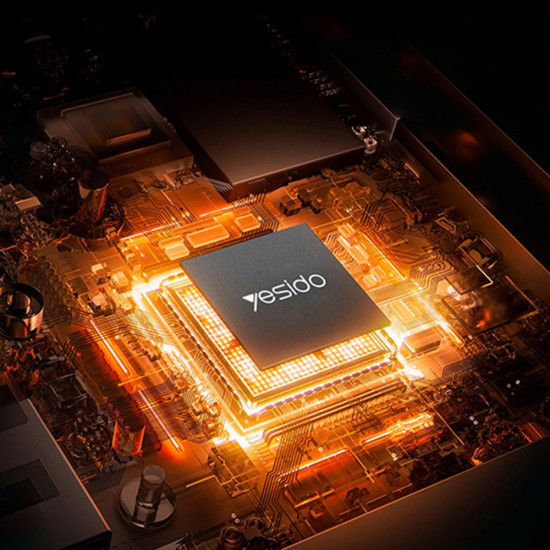 Yesido Docking Station (HB21) USB, Type C to 3x USB, USB C, RJ45 1000M, PD100W, Fast Charge, Plug & Play, 5Gbps Gray