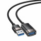 Yesido Extension Adapter (GS26) USB 2.0, with 1.5m Cable, Braided, High Speed Transmission Grey