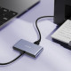 Yesido Docking Station 4in1 (HB12) USB to 4x USB, Plug & Play, 480Mbps, 15cm Gray Yesido Docking Station 4in1 (HB12) USB to 4x USB, Plug & Play, 480Mbps, 15cm Gray