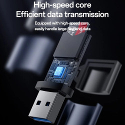 Yesido Card Reader (GS36) USB, High speed, Aluminum Alloy, Support 1TB, Plug and Play, TF Card Black
