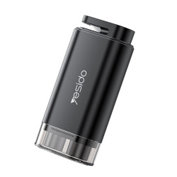 Yesido Car Safety Hammer (C248) for Emergency, Window Breaker, Seatbelt Cutter, Tungsten Steel, Magnetic Base Grey