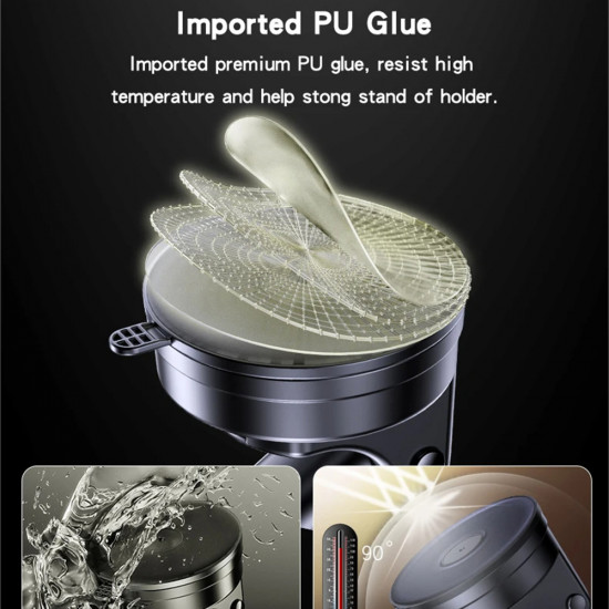 Yesido Car Holder (C263) Magnetic, for Dashboard/Windshield, 360°, Telescopic Clamp Arm, Universal Black Yesido Car Holder (C263) Magnetic, for Dashboard/Windshield, 360°, Telescopic Clamp Arm, Universal Black