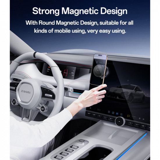 Yesido Car Holder (C227) Magnetic Vacuum Suction Cup, for Dashboard, 360, 16N, Universal Black