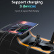 Yesido Car Charger (Y59) 2x Type C, USB A, 200W, Fast Charging, Multi Protection, Built in Colorful Light Black Yesido Car Charger (Y59) 2x Type C, USB A, 200W, Fast Charging, Multi Protection, Built in Colorful Light Black