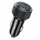 Yesido Car Charger (Y60) Cable Type C to Lightning Included, Lightning/USB A/USB C Ports, 38W, Fast Charging Black
