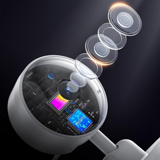 Yesido Baby Monitor (KM26) 3.5inch LCD Display, Night Vision, 2.4G Wireless Camera White