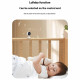 Yesido Baby Monitor (KM26) 3.5inch LCD Display, Night Vision, 2.4G Wireless Camera White