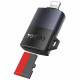 Yesido Adapter (GS38) Lightning to TF Card, for iPhone, iPad, 480Mbps, 4K, LED indicator Gray