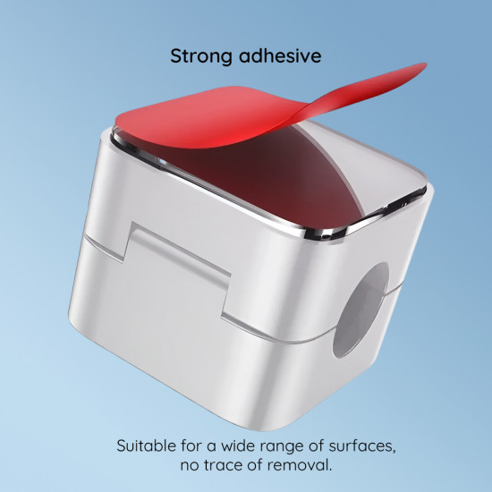 Yesido (4 pack) Cable Organizer (C216BL) Magnetic Clips, Strong Adhesive, Mini Design Black