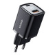 Mcdodo CH-1701 USB-A, USB-C, 33W wall charger with display (black) Mcdodo CH-1701 USB-A, USB-C, 33W wall charger with display (black)
