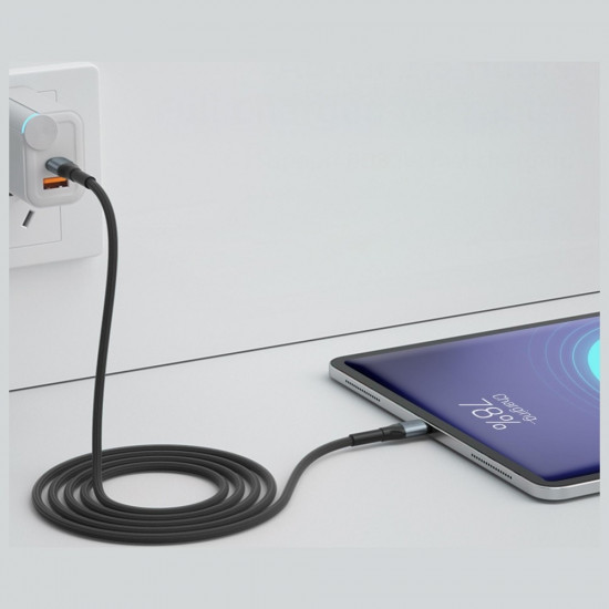 Kabel 3MK Hyper Cable N-SERIES USB-C do   USB-C 2m 20V/5A 100W czarny