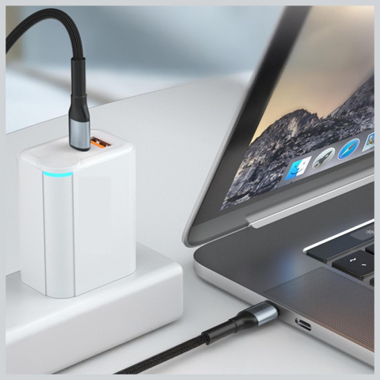 Kabel 3MK Hyper Cable N-SERIES USB-C do   USB-C 2m 20V/5A 100W czarny