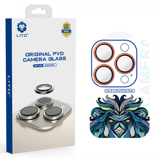 Lito Titanium AR Camera Glass iPhone 17 Pro / iPhone 17 Pro Max Orange