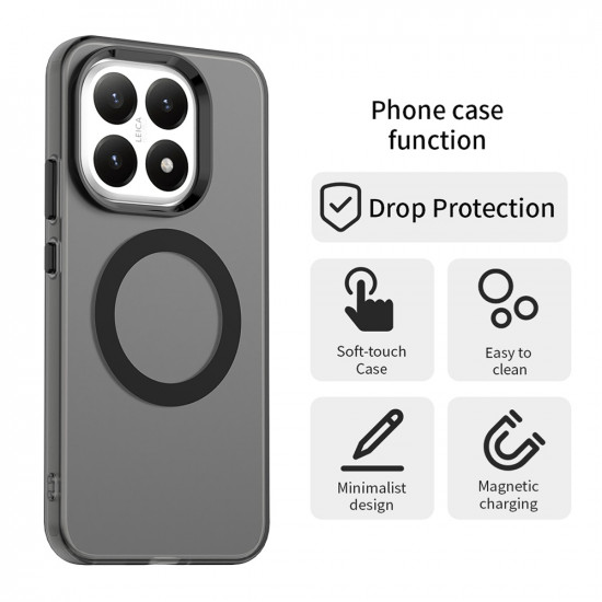 Techsuit CandyCase MagSafe Xiaomi 15T Black Techsuit CandyCase MagSafe Xiaomi 15T Black