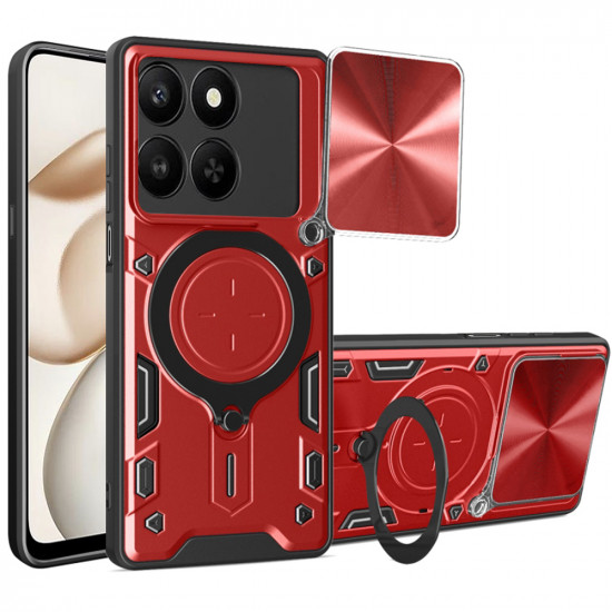 Techsuit CamGuard Pro Honor 400 Smart 5G / 400 Smart 4G / X7d 4G Red Techsuit CamGuard Pro Honor 400 Smart 5G / 400 Smart 4G / X7d 4G Red