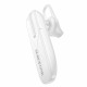 Borofone Bluetooth Headset Lucky (BC36) Bluetooth V5.0, 70mAh, Lightweight, Premium Sound White Borofone Bluetooth Headset Lucky (BC36) Bluetooth V5.0, 70mAh, Lightweight, Premium Sound White