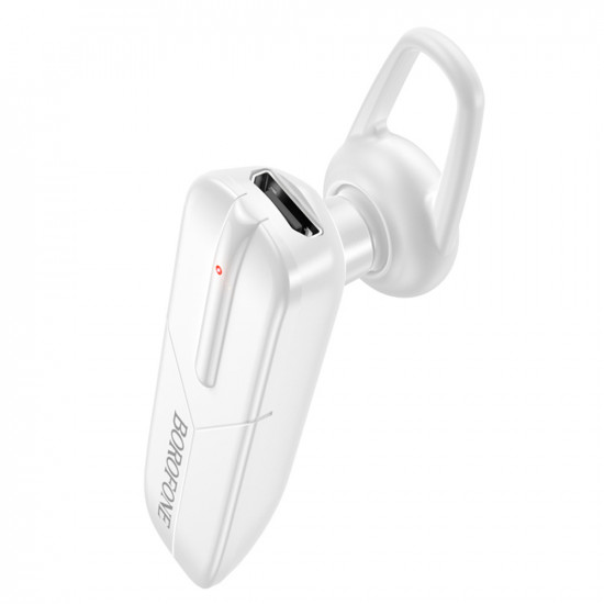 Borofone Bluetooth Headset Lucky (BC36) Bluetooth V5.0, 70mAh, Lightweight, Premium Sound White Borofone Bluetooth Headset Lucky (BC36) Bluetooth V5.0, 70mAh, Lightweight, Premium Sound White
