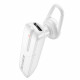 Borofone Bluetooth Headset Lucky (BC36) Bluetooth V5.0, 70mAh, Lightweight, Premium Sound White Borofone Bluetooth Headset Lucky (BC36) Bluetooth V5.0, 70mAh, Lightweight, Premium Sound White
