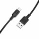 Borofone Data Cable Lenny Series (BX113) USB to Type C, Silicone, 3A, 1m Black