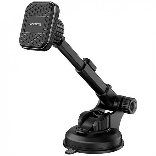 Borofone Car Holder Vanda (BH21) for Dashboard/Windshield, Magnetic, 360° Rotation, 4.5 6.5" Black