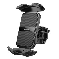 Borofone Bike Holder Crown Series (BH105) for Bicycle/Motocycle, 360° Adjustment, 4.7 7 inch Black
