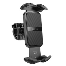 Borofone Bike Holder Crown Series (BH105) for Bicycle/Motocycle, 360° Adjustment, 4.7 7 inch Black