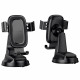 Borofone Car Holder Follower Gravity (BH130) for Dashboard/Windshield, 360° Adjust, ABS, Silicone, 6.1 7" Black