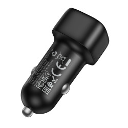 Borofone Car Charger Cloud (BZ34) USB, Single Port, 18W (QC/FCP/AFC), ABS, for 12 24V Black Borofone Car Charger Cloud (BZ34) USB, Single Port, 18W (QC/FCP/AFC), ABS, for 12 24V Black