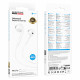 Borofone Wired Earphones Star (BM99) with Microphone, Type C, DAC Chip, 1.2m White