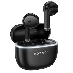 Borofone Wireless Earbuds Sound (FQ11) Bluetooth V5.4, 300mAh, True Wireless, Siri Activation, In Ear Design Black