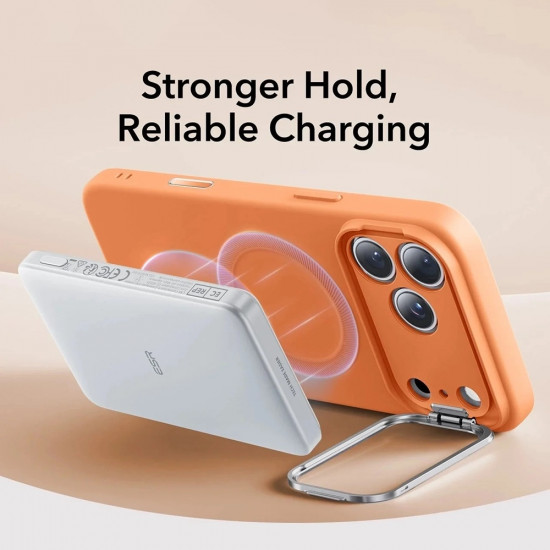 ESR Cloud Soft HaloLock Kickstand iPhone 17 Pro Orange