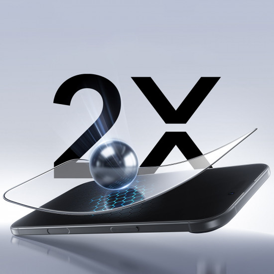 ESR Tempered Glass UltraFit (2pack) iPhone 17 Pro Black