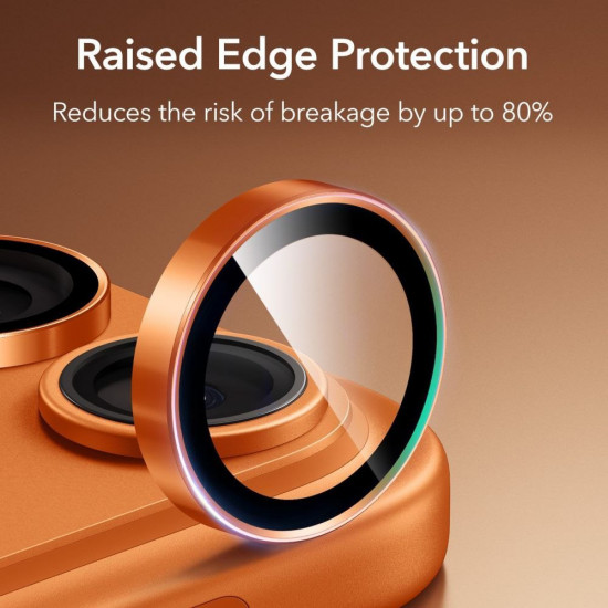 ESR Armorite Camera Lens Protectors iPhone 14 Pro/Pro Max/15 Pro/Pro Max/16 Pro/Pro Max/17 Pro/Pro Max Orange