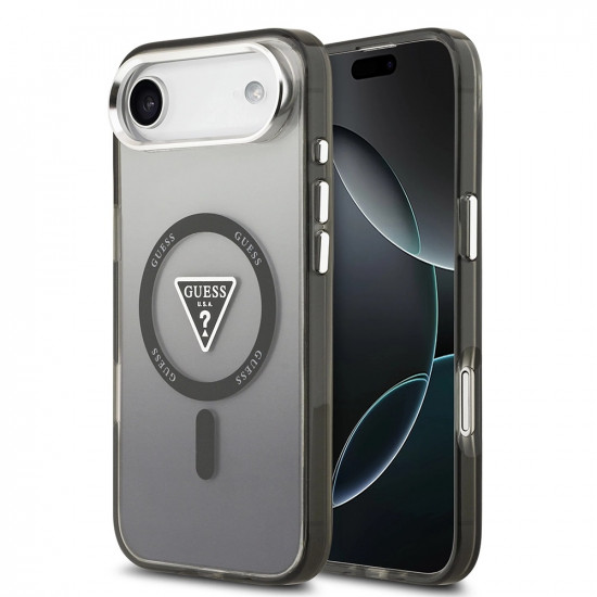 Guess IML Gradient Triangle Logo MagSafe (GUHMP17MHGTMLCGK) iPhone 17 Air Black Guess IML Gradient Triangle Logo MagSafe (GUHMP17MHGTMLCGK) iPhone 17 Air Black