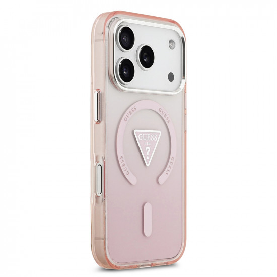 Guess IML Gradient Triangle Logo MagSafe (GUHMP17LHGTMLCGP) iPhone 17 Pro Pink Guess IML Gradient Triangle Logo MagSafe (GUHMP17LHGTMLCGP) iPhone 17 Pro Pink