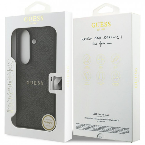 Guess Hardcase 4G Classic MagSafe (GUHMZFD7P4MSEGCK) Samsung Galaxy Z Fold7 Black Guess Hardcase 4G Classic MagSafe (GUHMZFD7P4MSEGCK) Samsung Galaxy Z Fold7 Black
