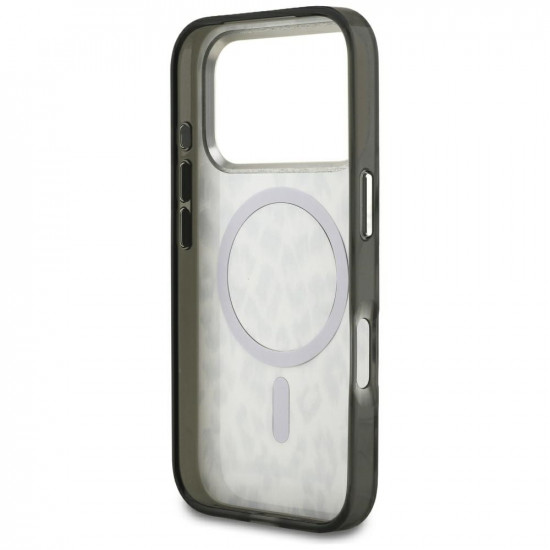 Karl Lagerfeld IML Leopard Pattern MagSafe (KLHMP17LHDLEOICW) iPhone 17 Pro Brown