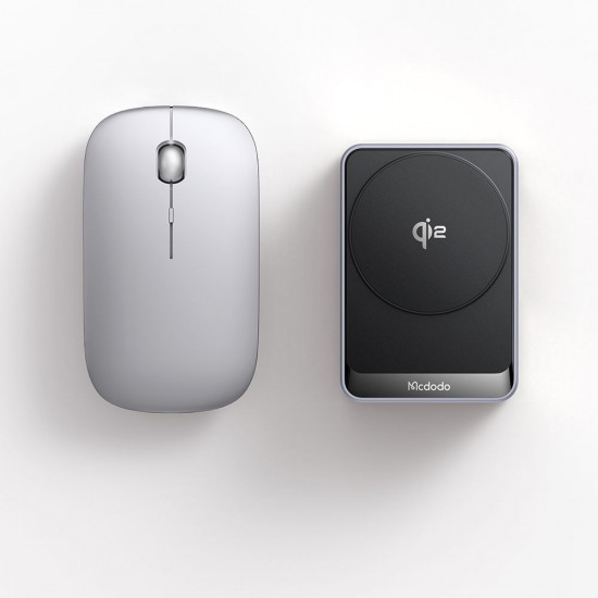 Mcdodo Wireless Charging Station (CH 5192) with Wall Charger + Type C Cable, Qi2, 22.5W, MagQ Grey