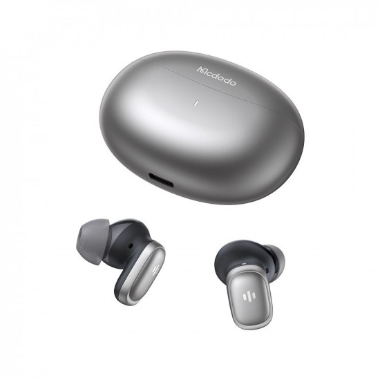 Mcdodo Wireless Earbuds Speak A01 Series (HP 8221) Bluetooth V5.4, ANC + ENC Technology Silver