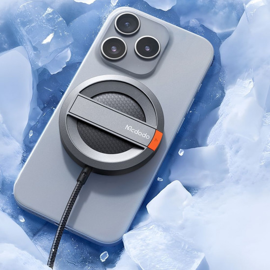 Mcdodo Wireless Charger (CH 5500) Magnetic, Stand, 15W, for iPhone, 1m Grey