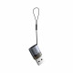 Mcdodo OTG Adapter (OT 7580) Type C to USB3.0, Aluminium Alloy, Charging&Data Sync, with Indicator Light, Lanyard Black
