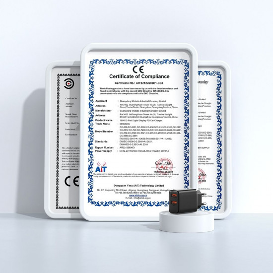 Mcdodo Wall Charger Beryllium Series (CH 5070) 2x USB A. 12W, 2A, Fireproof PC Black